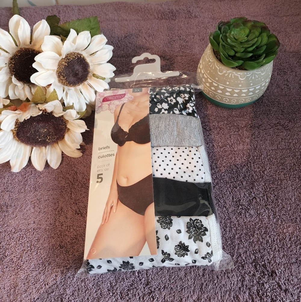 🆕️ PLUS SIZE PANTIES / UNDERWEAR 100% COTTON - 5 PACK